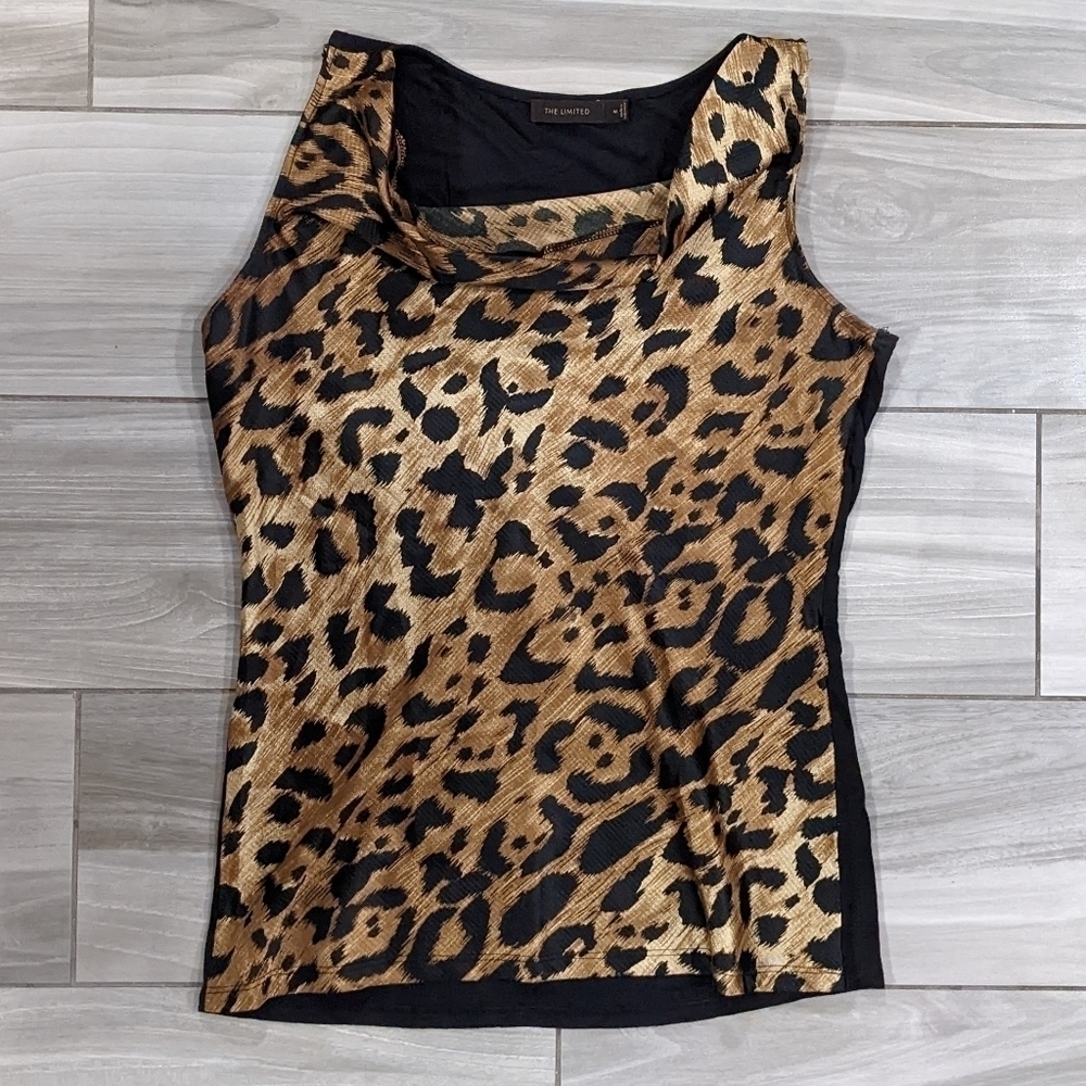 The Limited Cheetah Print Sleeveless Top